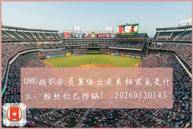 OMG战队队员集体出走真相究竟是什么,粉丝们已炸锅!_20260530143631_20260702170130